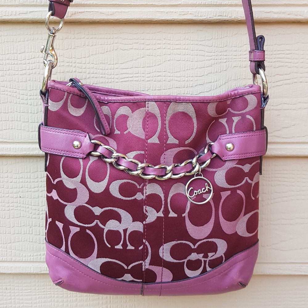 Coach Signature Chain Duffle Crossbody
